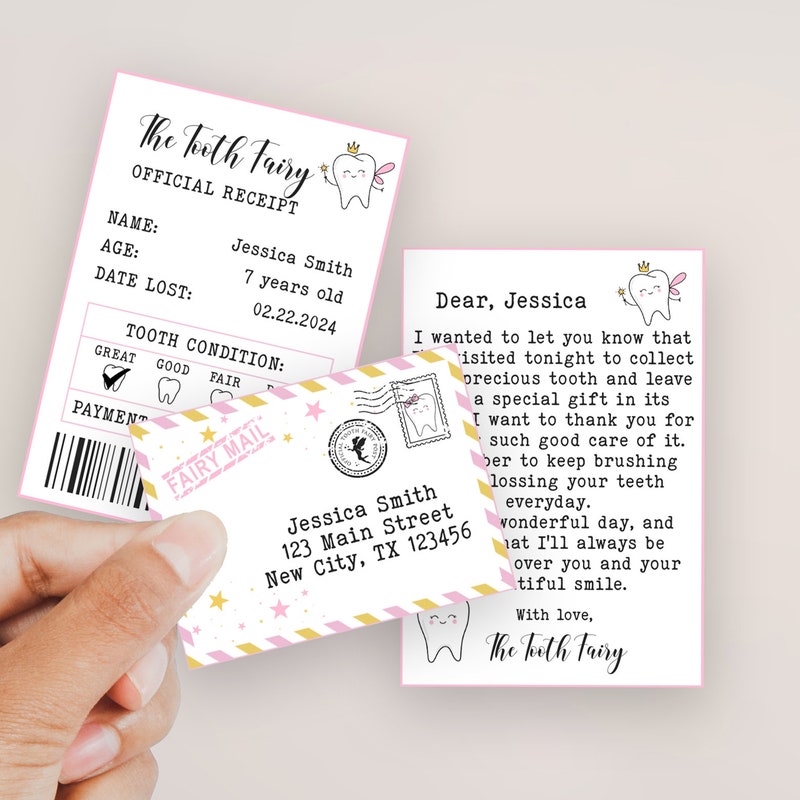 Tooth Fairy Envelope - Etsy