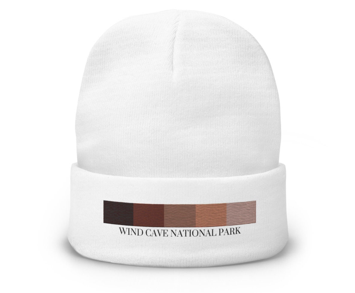 Wind Cave National Park Beanie Hand Knit National Parks Hat - Wind Cave - Etsy main image 4