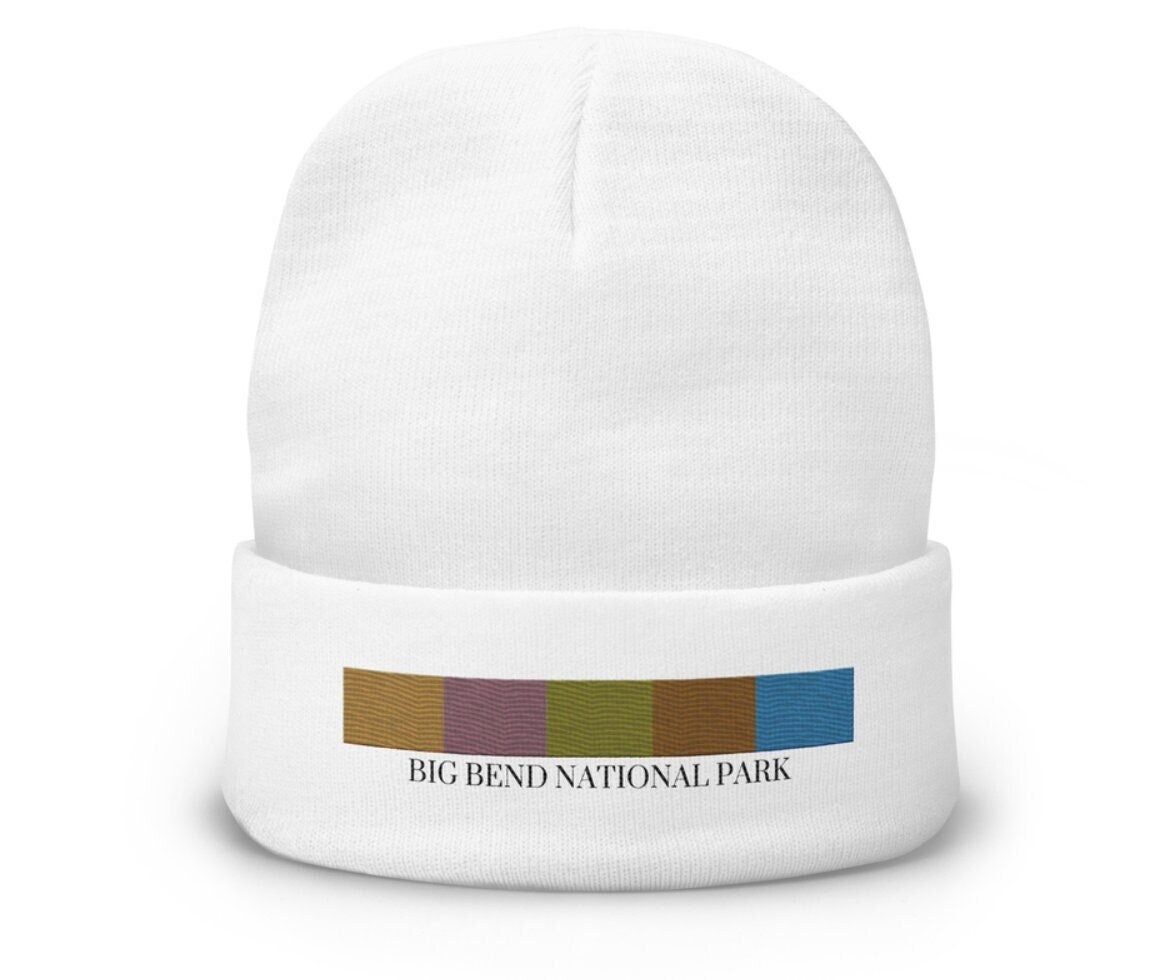 Big Bend National Park Palette Knit Beanie in Multiple  display picture 2