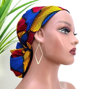 Limited Edition, Protect Hair w/Satin Lined Ponytail Scrub Cap, Buttons Option, Nurse/Surgical/Dr Cap, Ankara Fabric, Satin Lined Scrub Hat