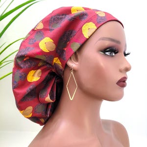 Satin Lined Ponytail Scrub Cap: Hair Protection for Nurses & Doctors