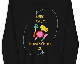 Keep Calm-Cooking long sleeve tee