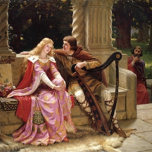 Tristan and Isolde Cross Stitch Pattern PDF
