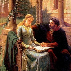 Abelard and His Pupil Heloise Cross Stitch Pattern PDF