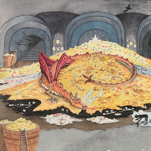 Conversation With Smaug Cross Stitch Pattern PDF