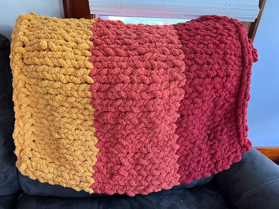 Crochet Throw Blanket Etsy