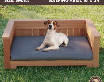 Dog Bed Plans, Small Fancy Dog Beds, Outdoor Dog Couch Plan, Dog Bed Pattern, Modern Pet Bed, Dog Bed Plans PDF, DIY Pet Bed