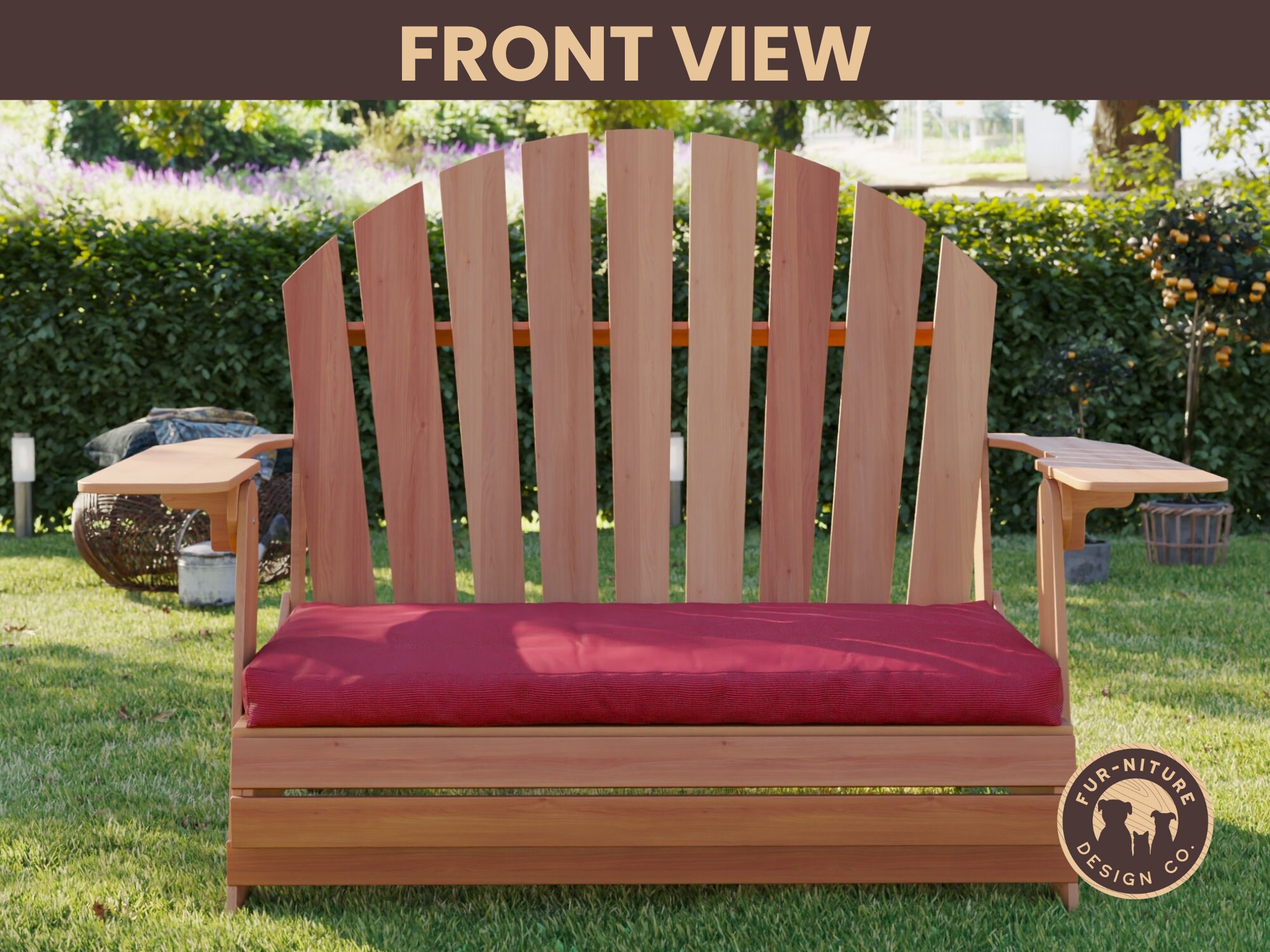 Dog Bed Plans, DIY Adirondack Chair Plans, Large Dog Beds, Large Breed