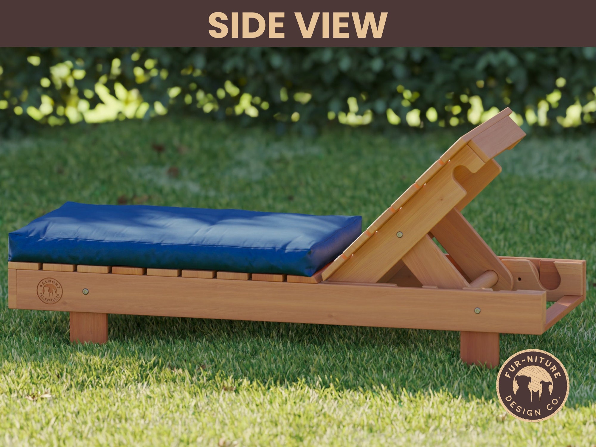 Dog Bed Plans, DIY Deck Chair Plans, DIY Deck Chair Build Plans, Dog