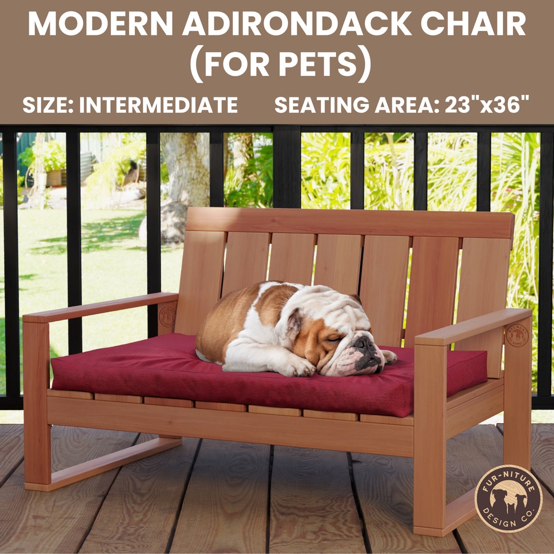 DIY Dog Bed Plans, Small Dog Beds, Large Dog Bed, Pet Chair Outdoor ...