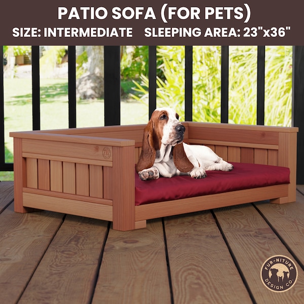 DIY Dog Bed Plans, Small Dog Beds, Large Dog Bed, Pet Chair Outdoor, Woodwork Plan, DIY Dog Bed, Pet Bed Pattern, Small Cute Dog Beds,