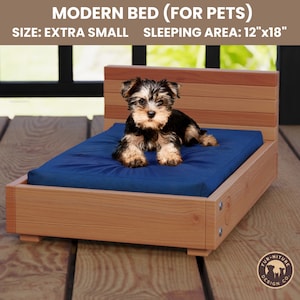 Dog Bed Plans, Cat Furniture Plan, Dog Bed Build Plan, DIY Modern Bed, Woodworking Plans, Outdoor Furniture Plans, Dog Bed Furniture DIY