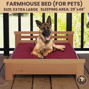 DIY Dog Bed Plans, Woodwork Plan Dog Cat, Build Plans, Dog Bed Plans PDF, Dog Platform Bed DIY Plan, Woodworking Plans, Modern Dog Bed