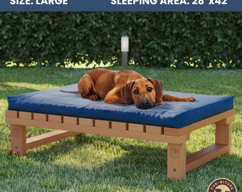 DIY Dog Bed Plans, DIY Pet Bed, Outdoor Couch Plan, Dog Bed Plans and Materials, Dog Bed Woodwork Plan, Modern Bed Plans