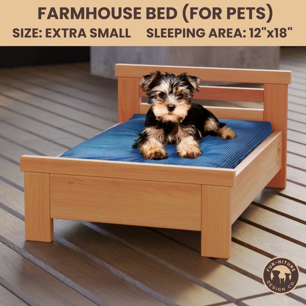 Dog Bed Plans, DIY Dog Bed Build Plans, DIY Pet Bed, Small Cute Dog Beds, Dog Bed Plans PDF, Modern Pet Bed Plans, Woodworking Plans