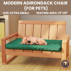 DIY Dog Bed Plans, Woodworking Plans, DIY Modern Bed Plans, Dog Bed Woodwork Plan, Small Fancy Dog Beds, Build Plans, DIY Modern Dog Bed