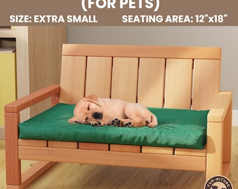 DIY Dog Bed Plans, Woodworking Plans, DIY Modern Bed Plans, Dog Bed Woodwork Plan, Small Fancy Dog Beds, Build Plans, DIY Modern Dog Bed