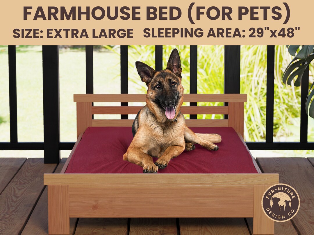 Dog Bed Plans DIY Dog Bed Build Plans DIY Pet Bed Small Etsy