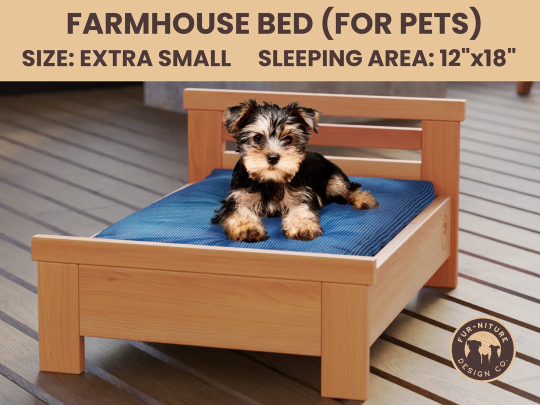 Dog Bed Plans DIY Dog Bed Build Plans DIY Pet Bed Small Etsy