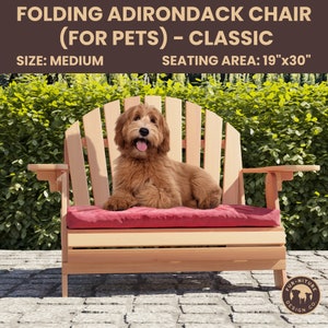 Dog Bed Plans, DIY Adirondack Chair Plans, Medium Sized Dog Beds, DIY Adirondack Chair Build Plans, Medium Dog Beds, DIY Medium Dog Bed