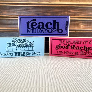 Teacher Dry Erase Board/Chalkboard Eraser | White Board Leather Eraser | Teacher Appreciation Gift | Gifts for Teachers | Back to School