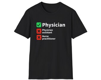 Physician PA NP Checkbox T-Shirt