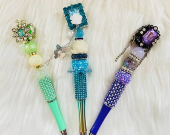 Rhinestone Fancy Pens, Unique Gift, Journaling