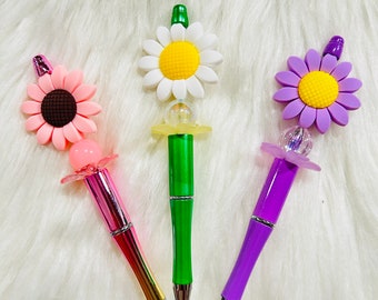 Stylos à fleurs