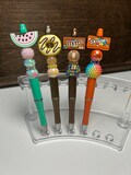 FOOD ASSORTMENT Themed Ballpoint Pens –  Desk Accessories, Unique Gift, Writing Gift, Teacher Gift, Office Gift, Novelty Gift, Foodie