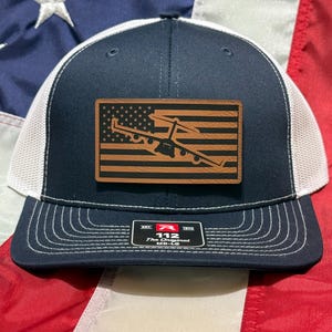 C17 Freedom “Wing Rock” Leather Patch Hat