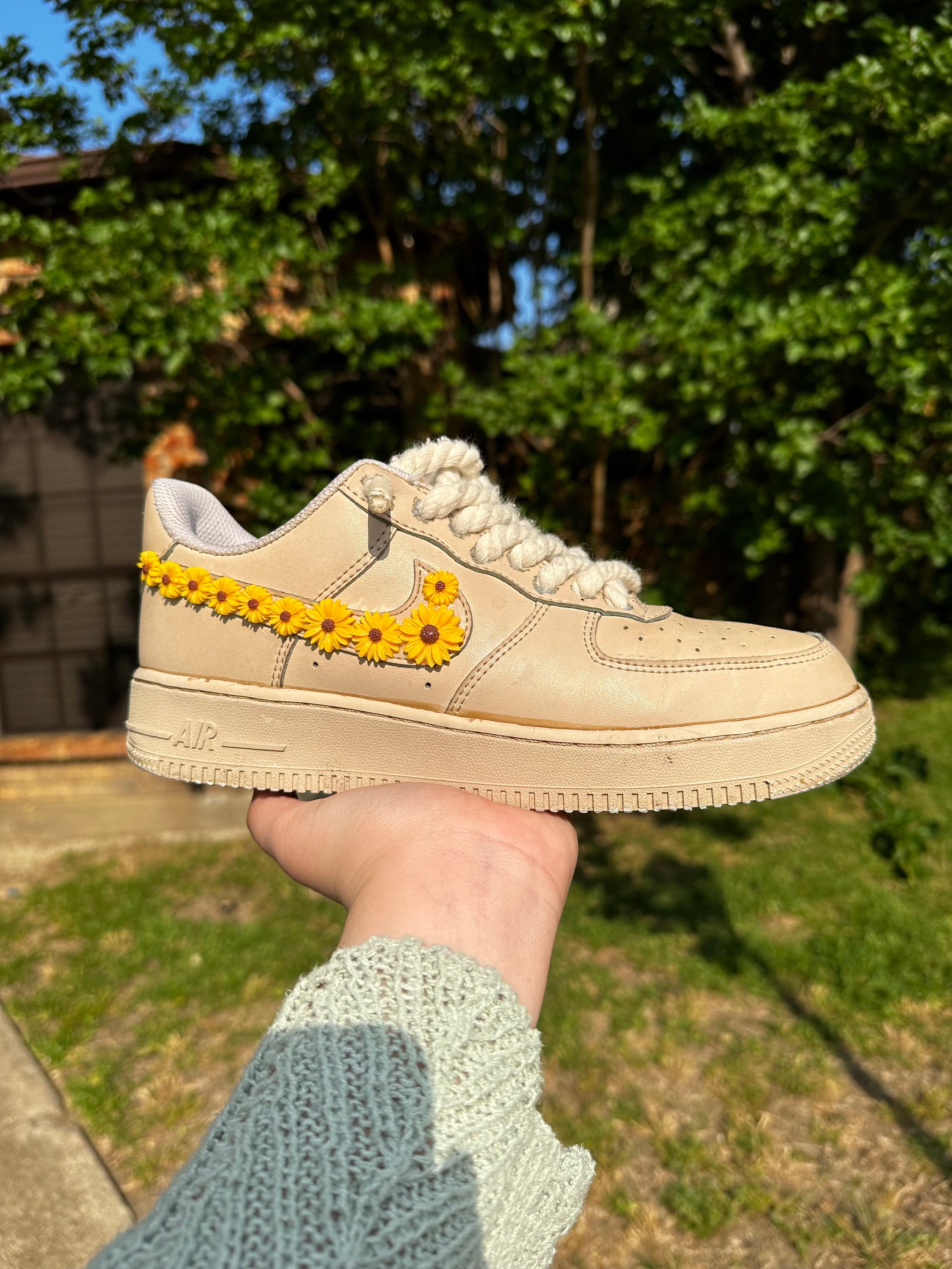 custom yellow air force 1