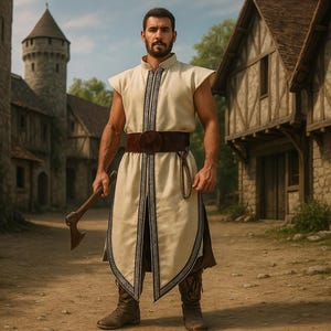 Renaissance Knight Warrior Tunic, Viking Medieval Tunic Mens, Pirate ...