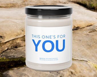 Thinking of You Candle, Supportive Friend, Light For Strength, Scented Soy Candle, 9oz, Grief Candle, Condolences Gift, Send a Hug Candle