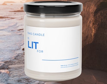 Custom Candle, Supportive Friend, Grief Candle, Scented Soy Candle, 9oz, Condolences Gift, Send a Hug Candle