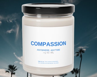 Compassion Gift, Sympathy Gift, Grieving Friend, Encouragement Gift, Self Love Gift, Self Care Candle, Ritual Candle, Scented Soy Candle,9oz