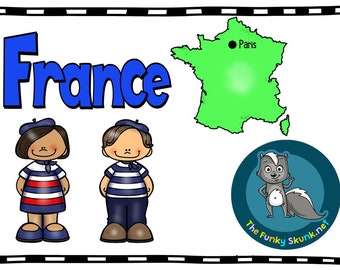 France Country Picture eBook for kids