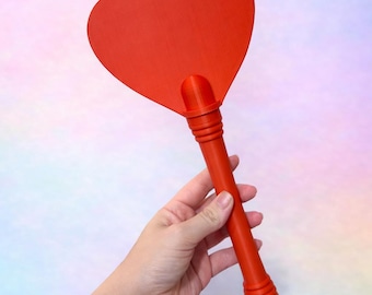 Varita mágica de corazón con función de pago táctil: soporte para tarjetas de crédito y débito para bromas, fiestas y pagos sin contacto