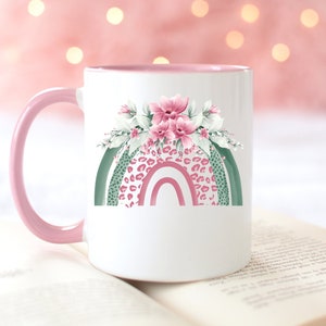 Bo Ho Rainbows Mug, Rainbow Mug, Gift Idea