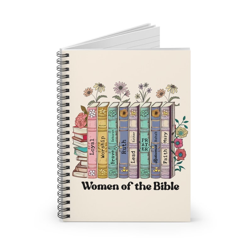 Beautiful Women of the Bible Spiral Notebook - Ruled Line Great to ...
