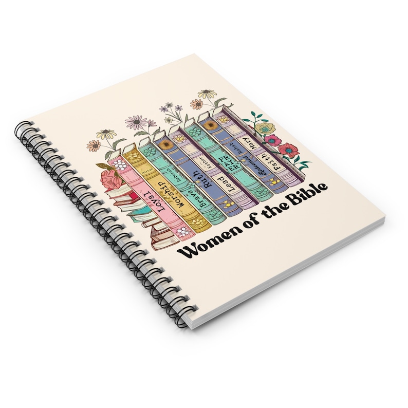 Beautiful Women of the Bible Spiral Notebook - Ruled Line Great to ...