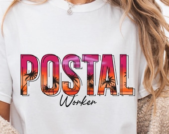 Mail Carrier Shirt, Rural Mail Carrier Shirt, Post Office Shirt, Mail Carrier Appreciation Gift, Mail Woman shirt, Summer Mail Carrier Shirt