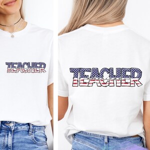 American Teacher png, sublimation design, teacher life png, download sublimated designs, teacher 4th of July shirt, teacher sublimation, png