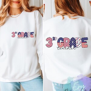 American third grade teacher png, American teacher png, teacher png, 4th of July, download sublimation designs, teacher sublimation, 1776 png