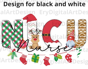NICU Nurse png, sublimation designs, nicu nurse christmas png, nursing png, nurse life png, nurse png, sublimation png.