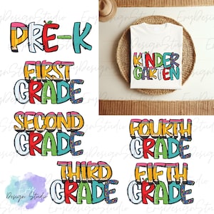 Back to School Bundle png, school png, download sublimation designs, first/second/third grade design, school bundle png, png