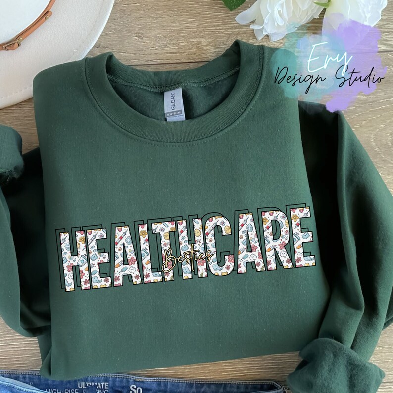 Best Friends in Health Png, Medical Care Png, Download Sublimation