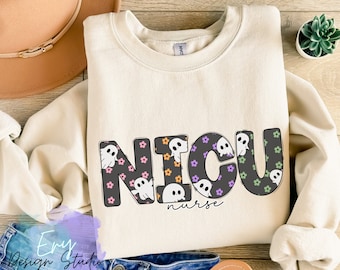 NICU Nurse Halloween png, nicu halloween png, nicu nurse png, sublimation designs, halloween png, spooky nicu nurse png