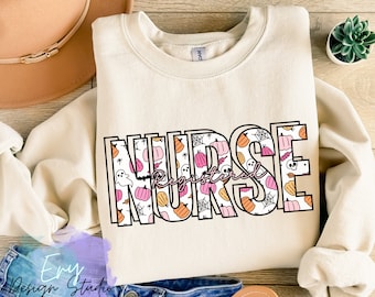 Registered Nurse PNG, Registered Nurse Halloween png, sublimation designs, Halloween png, Registered Nurse, Retro Halloween, png