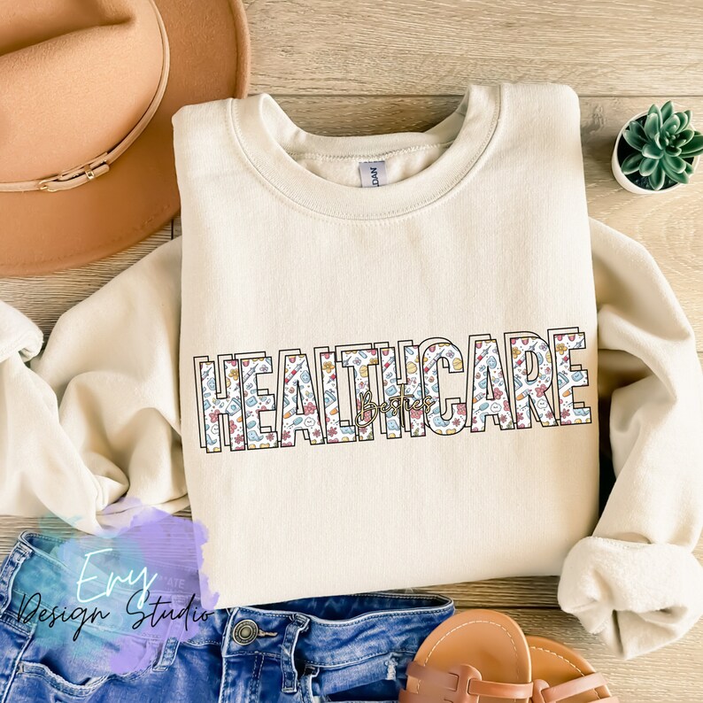 Best Friends in Health Png, Medical Care Png, Download Sublimation