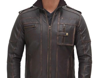 best leather jackets, brown leather   jackets, genuine leather jacket, leather jacket for men, best quality gift for dad, gift for boyfriend